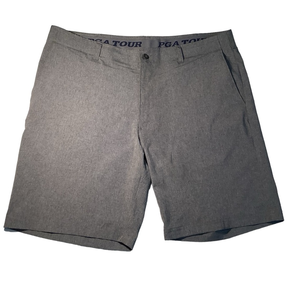 PGA Tour Active Waistband Golf Stretch Gray Shorts Men's Size 40